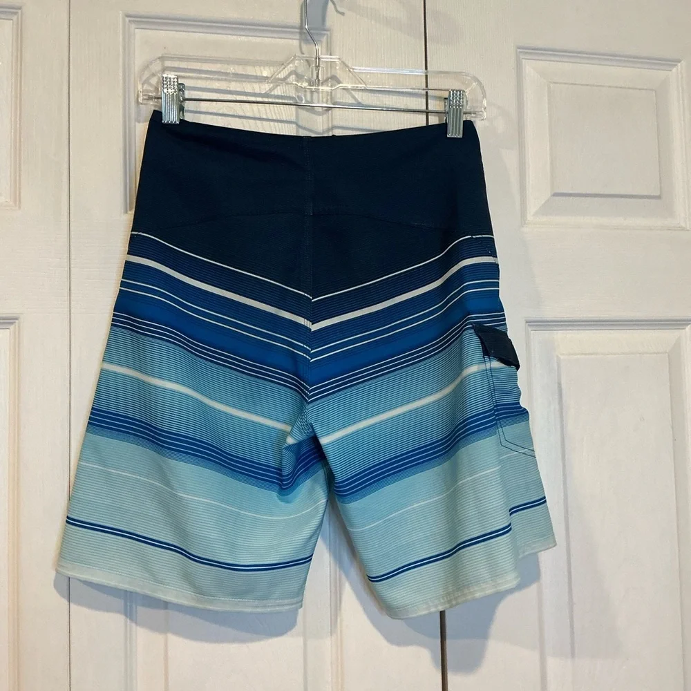 🩷 Billabong Blue Striped Board Shorts - 27